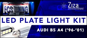 Audi B5 A4 ZIZA LED Plate Kit