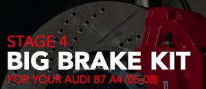 Stage 4 Big Brake Kit - Audi B7 A4 05-08