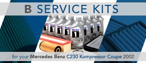 Mercedes Benz C230K Coupe B Service Kit