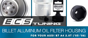 Audi B7 A4 2.0T Billet Aluminum Oil Filter Housing 