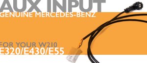 MercedesBenz W210 E Class Genuine Aux Input Cable