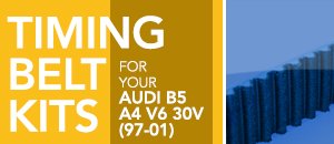 Timing Belt Kits for Audi B5 A4 V6 30v (97-01)
