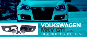 VW MKV GTI Projector Fog Light Kits
