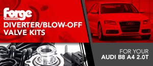 Forge Diverter/Blow-Off Valve Options - Audi B8 A4 2.0T