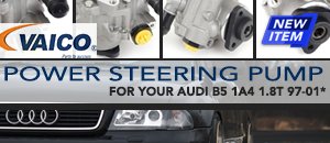 Audi B5 A4 Vaico Power Steering Pump