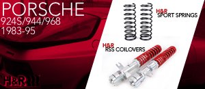 PORSCHE 924 944 968 H&R Suspension