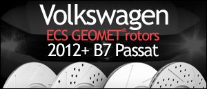 Volkswagen B7 Passat ECS GEOMET&reg; Coated Rotors