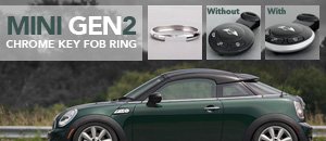 MINI GEN2 Chrome Key Fob Ring