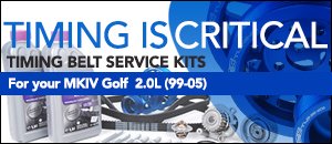 VW MKIV Golf 2.0L Timing Belt Service Kits
