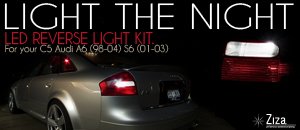 Audi C5 A6 S6 LED Reverse Light Kit