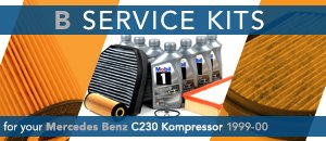 Mercedes-Benz C230 Kompressor B Service Kit