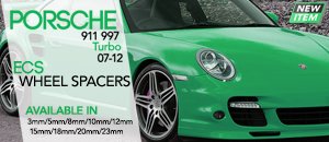 PORSCHE 997 911 Turbo  ECS Wheel Spacers