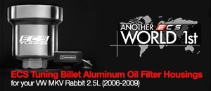 VW MKV Golf 2.5L Billet Aluminum Oil Filter Housing Kit