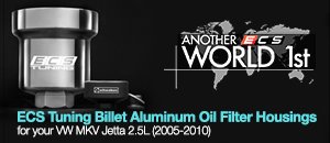 VW MKV Jetta 2.5L Billet Aluminum Oil Filter Housing