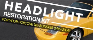 Porsche 986 Boxster Headlight Restoration Kit