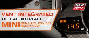 MINI Gen 2 Digital Vent Gauge R55/R56/R57