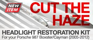 Porsche 987 Boxster/Cayman Headlight Restoration Kit