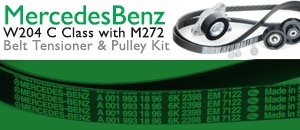 MercedesBenz W204 C Class Belt Tensioner & Pulley Kit