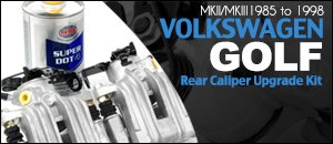 Volkswagen Golf Rear Caliper Upgrade Kit