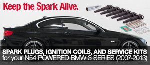 BMW N54 Spark Plugs, Ignition Coils, and Service Kits