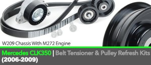 Mercedes-Benz W209 M272 Belt Tensioner and Pulley Kit