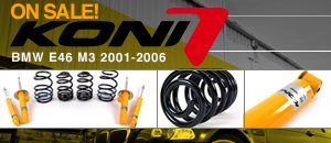 BMW E46 M3 Koni Sport Suspension Components