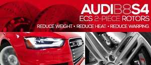 AUDI B8 S4 ECS 2-Piece Rotors