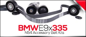 BMW E9x 335 N54 Belt Service Kits