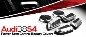 Audi B8 S4 Power Seat Control Beauty Covers