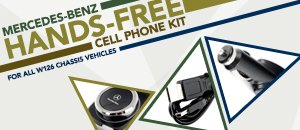 Mercedes-Benz W126 Hands Free Cell Phone Kit