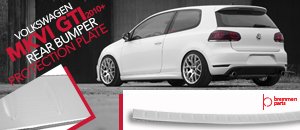VW MKVI GTI Rear Bumper Protection Plate