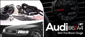 Audi B6 A4 1.8T ECS Vent Pod Boost Gauge Kit