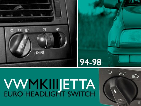 ECS News - VW MKIII Jetta Euro Headlight Switch