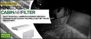 MINI R55/R56/R57 GEN 2 MANN Cabin Filter