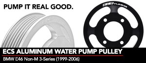 BMW E46 Non-M 3-Series Aluminum Water Pump Pulley