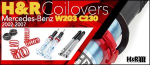 Mercedes-Benz W203 C230 H&R Coilover and Sport Spring
