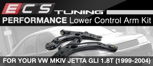 VW MKIV Jetta GLI ECS Performance Lower Control Arm Kit