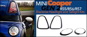 R55/R56/R57 MINI Blackline Trim Kits