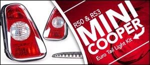 MINI Tail Light Euro Set and Third Brake Light Kit