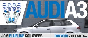 AUDI A3 2.0T JOM Coil Overs