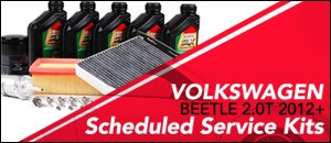 VW Beetle 2.0T Scheduled Service Kits