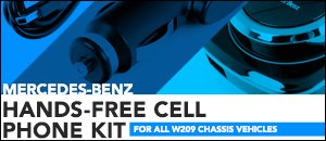 Mercedes-Benz W209 Hands-Free Cell Phone Kit