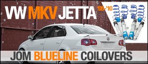 VW MKV Jetta JOM Blueline Coilovers