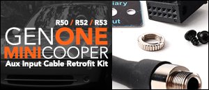 MINI Gen 1 Aux Input Cable Retrofit Kit