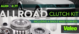 Audi Allroad Valeo Clutch Kit w/ Single Mass Flywheel