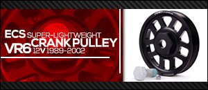 ECS Super-Lightweight VR6 12v Crank Pulley
