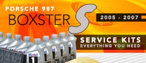 Porsche 987 Boxster S Service Kits