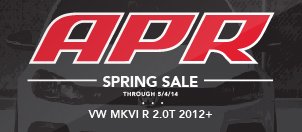 VW MKVI Golf R APR Spring Sale