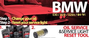 BMW E30 325i Oil Service & Inspection Light Reset Tool