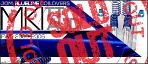 AUDI MK1 TT FWD JOM Blueline Coilovers
